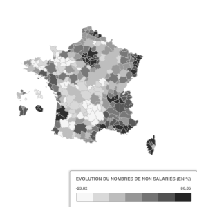 Evolution du nombre salarié